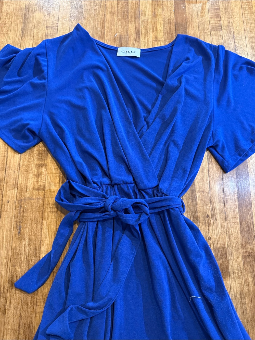 Gilli blue maxi dress 💙 sz Large (u1) - Picture 4 of 4